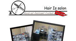 Desktop Screenshot of hairissalon.com